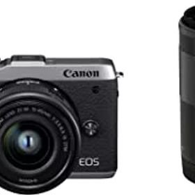 【中古】Canon ミラーレス一眼カメラ EOS M6 Mark II ダブルズームキット シルバー EOSM6MK2SL-WZK