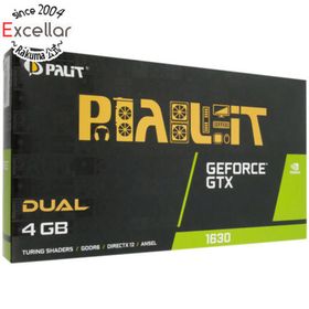 PALIT GeForce GTX 1630 Dual 4GB NE6163001BG6-1175D PCIExp 4GB 元箱あり(PCパーツ)
