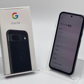 【箱付き中古B】Google Pixel 8a 128GB Obsidian SIMフリー 白ロム