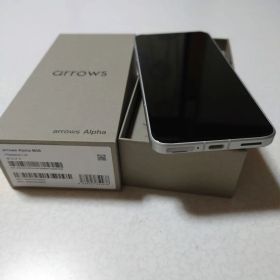 【新品未使用品】arrows Alpha M08 ホワイト simフリー