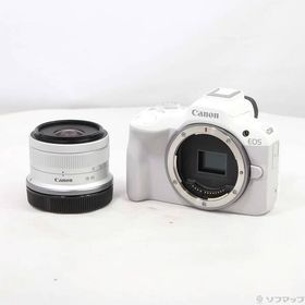 〔中古〕Canon(キヤノン) EOS R50 RF-S18-45 IS STM レンズキット ホワイト〔344-ud〕