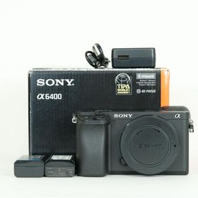 [美品 | シャッター数11,760回] SONY α6400（ILCE-6400） [ボディ ブラック] | SONY Eマウント
