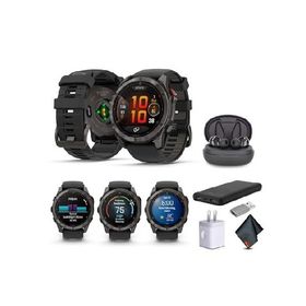 Garmin Fenix 8 Pro 51mm, AMOLED Display, inReach Technology, Premium Connected Multisport Fitness Tracker GPS Smartwatch, Sapphire Carbon Gray DLC Tit