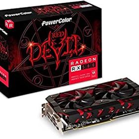 【中古】PowerColor ビデオカード AMD RADEON RX580搭載 AXRX580 8GBD5-3DH/OC