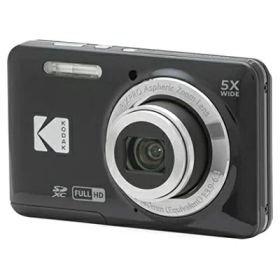 【中古】 KODAK (コダック) PIXPRO 使いやすい ズーム FZ55-BK 16MP デジタルカメラ 光学5倍ズーム 広角 28mm 2.7インチ液晶画面 (ブラック)