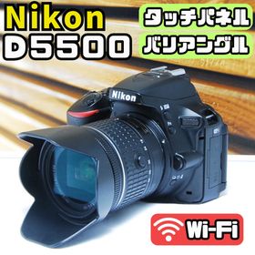 ニコン(Nikon)の【人気機種】Nikon D5500 バリアングル液晶 タッチパネル 一眼レフ(デジタル一眼)