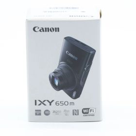 Canon コンパクトデジタルカメラIXY650m ブラック 光学12倍ズーム/Wi-Fi対応 IXY650mBK #4996