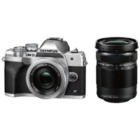 OLYMPUS｜オリンパス OM-D E-M10 Mark IV ミラーレス一眼カメラ EZダブルズームキット シルバー