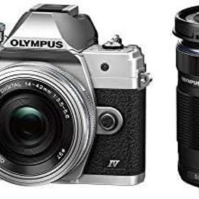 【中古】 OLYMPUS ミラーレス一眼カメラ OM-D E-M10 MarkIV EZダブルズームキット シルバー 当店保証30日間 人気 ミラーレス 一眼レフ 交換レンズ カメラ