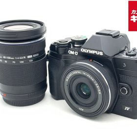 【中古】 【良品】 オリンパス OM-D E-M10 MarkIV EZダブルズームキット ブラック 【ミラーレス一眼】 【6ヶ月保証】