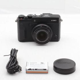【美品】FUJIFILM フジフィルム X30 ブラック FX-X30B JS129-01076
