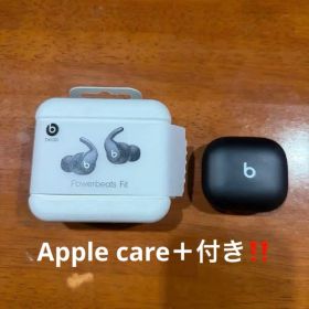 未使用に近い‼️Applecare+付き‼️Powerbeats Fit ブラック