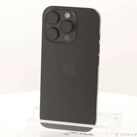ソフマップ 〔中古品〕 iPhone16 Pro 256GB ブラックチタニウム MYN03J／A SIMフリー【198】