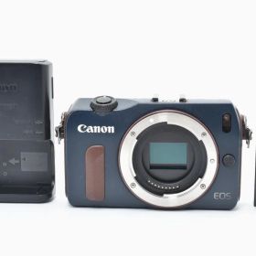 現状動作品 Canon EOS M ボディ ベイブルー 充電器付き RYM5698#118