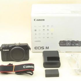 美品 CANON キヤノン ミラーレス一眼カメラ EOS M ボディ ブラック