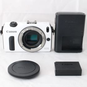☆美品☆ Canon ミラーレス一眼カメラ EOS M ボディ ホワイト キヤノン #4339