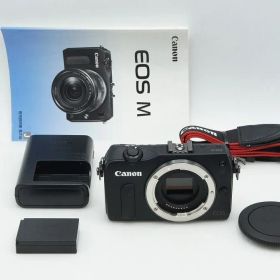 美品 Canon キヤノン EOS M ボディ ミラーレス一眼カメラ ブラック 260310f