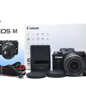 Canon EOS M + EF-M 18-55mm IS STM レンズキット 元箱付【極上美品】#2794508