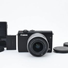 【返品保証】★良品★ Canon キヤノン EOS M100 EF-M 15-45mm 1:3.5-6.3 IS STM レンズ デジタル ミラーレス 一眼 #02260203
