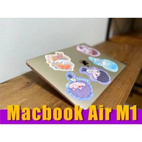 MacBook Air M1 ゴールド ステッカー付き