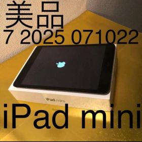 7 2025 071022 美品 iPad mini アイパッドミニ 黒ブラック