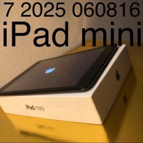 7 2025 060816美品 iPad mini アイパッドミニ 黒ブラック