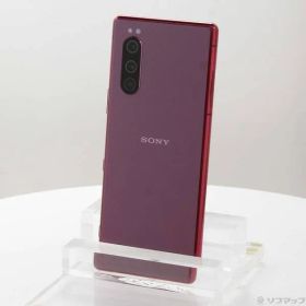 ソフマップ 〔中古品〕 Xperia 5 64GB レッド SOV41 auロック解除SIMフリー【344】