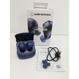 【良品】audio-technica ATH-CKS50TW/イヤホン/ブルー(ヘッドフォン/イヤフォン)