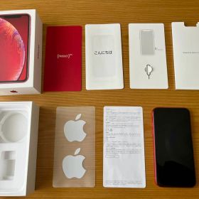iPhone XR simフリー レッド 128GB