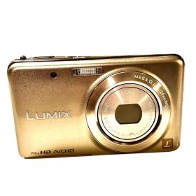 パナソニックLUMIXDMC-FX80デジカメ ゴールド動作確認済 SDカード付