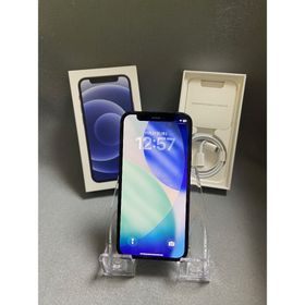 アイフォーン(iPhone)の美品 国内版 SIMフリー iPhone12 mini 128GB ブラック色(スマートフォン本体)