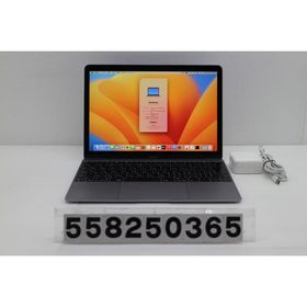 ノートパソコン Apple MacBook Retina 12in 2017 A1534 スペースグレイ A1534 Core m3 7Y32 1.2GHz/8GB/256GB(SSD)/12W/WQXGA(2304x1440)