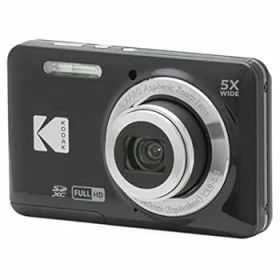 【中古】KODAK (コダック) PIXPRO 使いやすい ズーム FZ55-BK 16MP デジタルカメラ 光学5倍ズーム 広角 28mm 2.7インチ液晶画面 (ブラック)