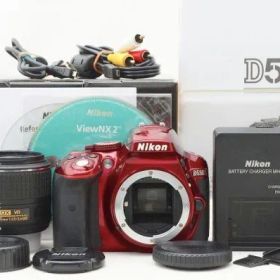 ☆良品☆ Nikon ニコン D5300 AF-S 18-55 VR II レンズキット 元箱 付属品 Shot数 9,950枚前後 ♯26031107