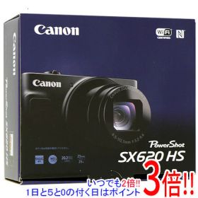 【いつでも2倍！1日と5.0のつく日、18日は3倍！】【中古】Canon製 PowerShot SX620 HS レッド 2020万画素 元箱あり