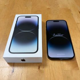Apple iPhone 14 Pro スペースブラック本体（ケース付き）