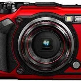 【中古】OLYMPUS デジタルカメラ Tough TG-6 レッド 1200万画素CMOS F2.0 15m 防水 100kgf耐荷重 GPS 内蔵Wi-Fi TG-6RED当店保証30日間 人気モデル 高画質 売れ筋