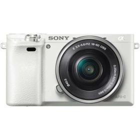 【中古】SONY ソニー α6000 パワーズームレンズキット ホワイト [ILCE-6000L W]