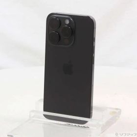 ソフマップ 〔中古品〕 iPhone15 Pro 128GB ブラックチタニウム MTU73J／A SIMフリー【377】