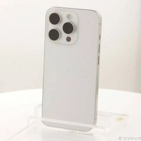 ソフマップ 〔中古品〕 iPhone15 Pro 256GB ホワイトチタニウム MTUD3J／A SIMフリー【377】