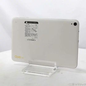 【中古】KYOCERA(京セラ) Qua tab QZ10 32GB オフホワイト KYT33 au 【344-ud】