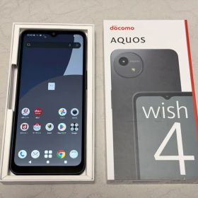 ドコモ docomo Aquos wish4 SH-52E ブラック 開封済
