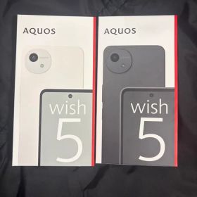 G*様 新品 AQUOS wish 5 ホワイト ブラック sh-52f wis