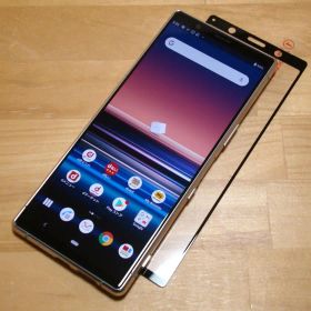 ほぼ無傷XPERIA 5 SO-01M(GY)保護ガラス付 SIMロック解除済