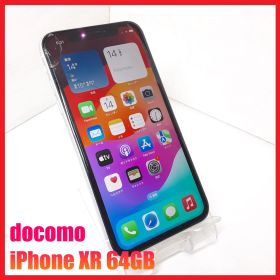 【SIMフリー・4Gスマホ】docomo iPhone XR 64GB