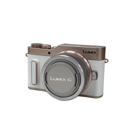 Panasonic◆デジタル一眼カメラ LUMIX DC-GF10W-W ダブルレンズキット [ホワイト]//