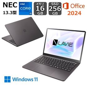 NEC ノートパソコン LAVIE SOL PC-S1355JA 13.3型/ Core i5/ メモリ 16GB/ SSD 256GB/ Windows 11/ Webカメラ/ タッチパネル/ Office付き/ ブラック 【新品】