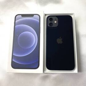 【中古美品】SIMフリー iPhone 12 64GB ブラック MGHN3J/A ≪au版(SIMロック解除済) 判定〇≫