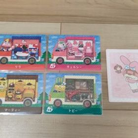 どうぶつの森 amiiboカード サンリオキャラクターズコラボ 4枚+シール1枚