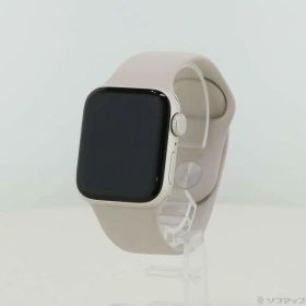 【中古】Apple(アップル) Apple Watch SE 第2世代 GPS 40mm スターライトアルミニウムケース スターライトスポーツバンド 【349-ud】